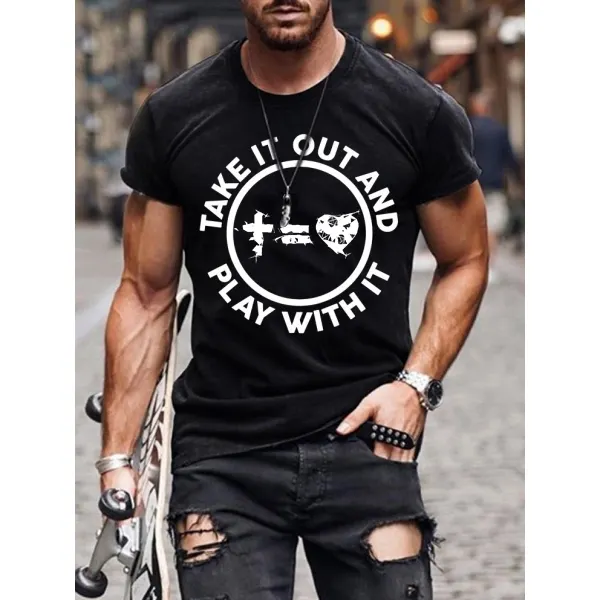 Mens Print T-shirt - Spiretime.com 