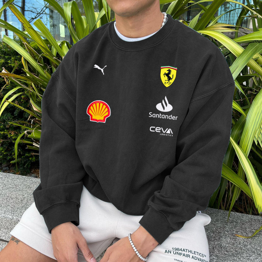 

Men's Oversized Racing Sweatshirt