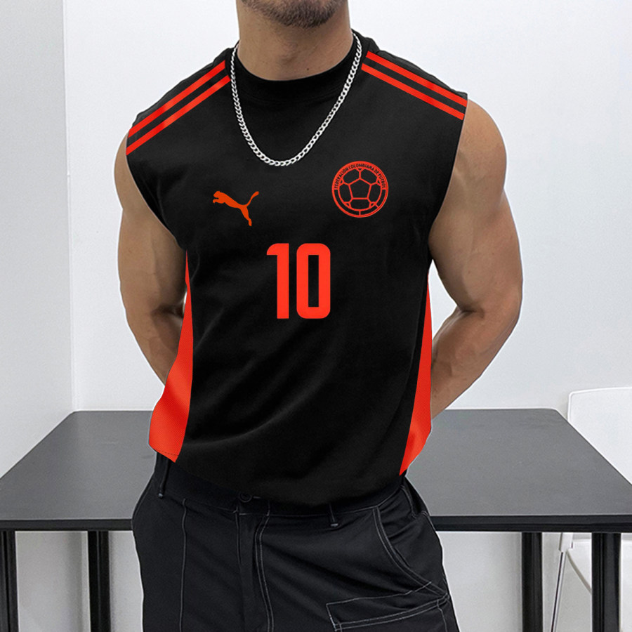 

Casual Fitness Colombian Football Vest