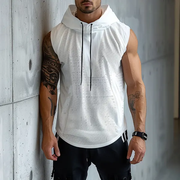 Solid Color Fitness Vest - Menilyshop.com 