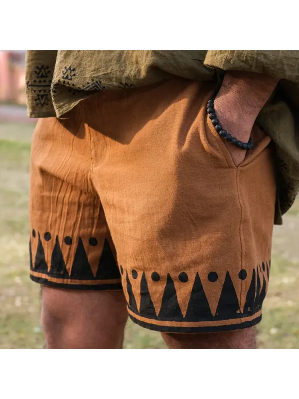 Men's Shorts Bohemian Tribal Shorts Unisex - Ootdmw.com 