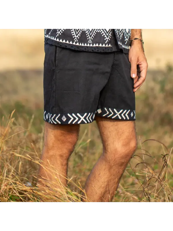 Men's Shorts Bohemian Tribal Shorts Unisex - Timetomy.com 