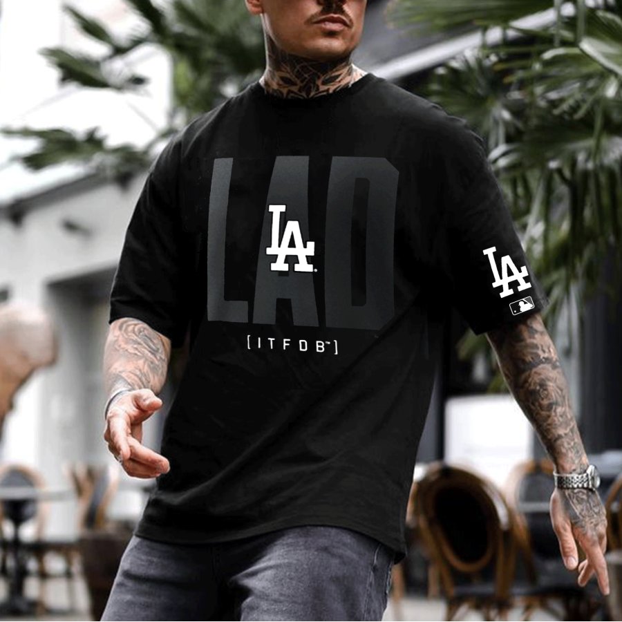 

Unisex Los Angeles Baseball Printed T-shirt