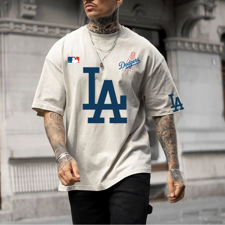 

Unisex Los Angeles Baseball Printed Casual Sports Oversized T-shirt