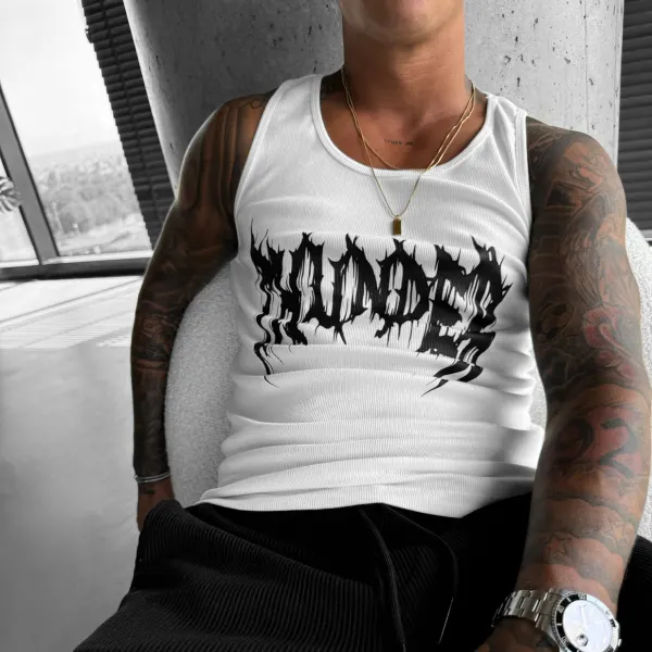 Slim Fit Thunder Tanktop - Dozenlive.com 