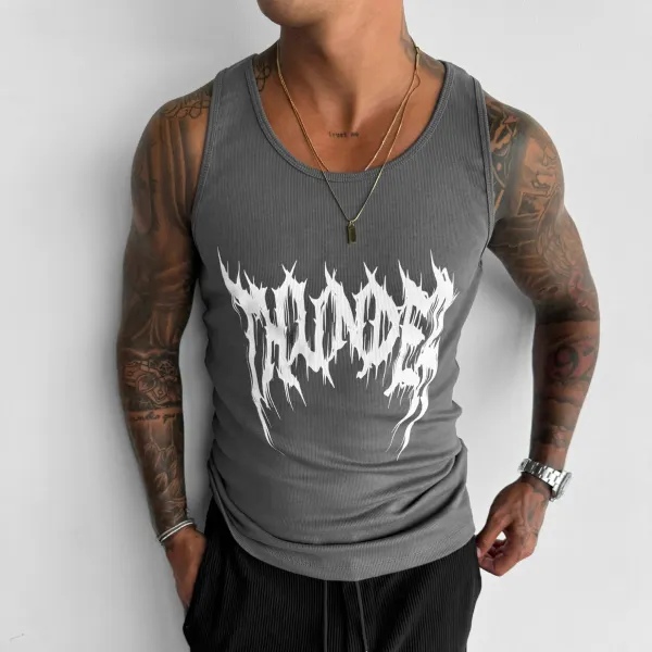 Slim Fit Thunder Tanktop - Dozenlive.com 