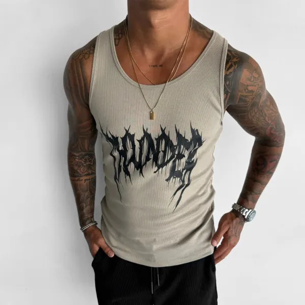 Slim Fit Thunder Tanktop - Dozenlive.com 