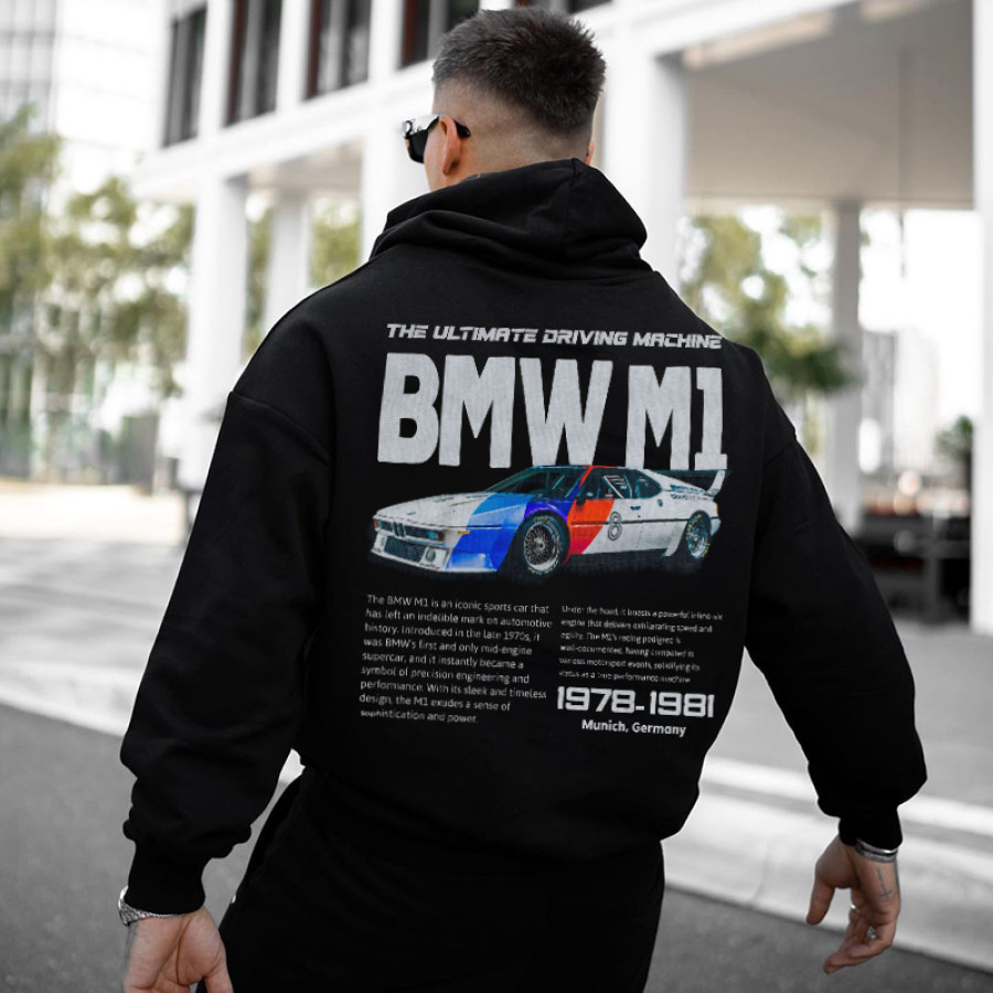 

Racing Print Casual Hoodie
