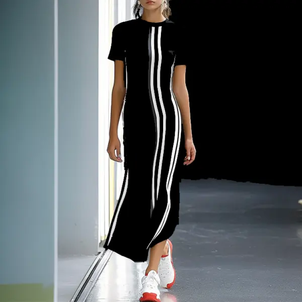Women's Casual Athletic Long Skirt - Spiretime.com 