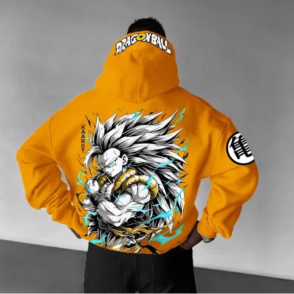 Unisex Oversized Anime Casual Prints Hoodie - Spiretime.com 