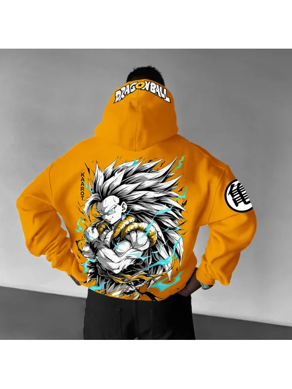 Unisex Oversized Anime Casual Prints Hoodie - Anrider.com 