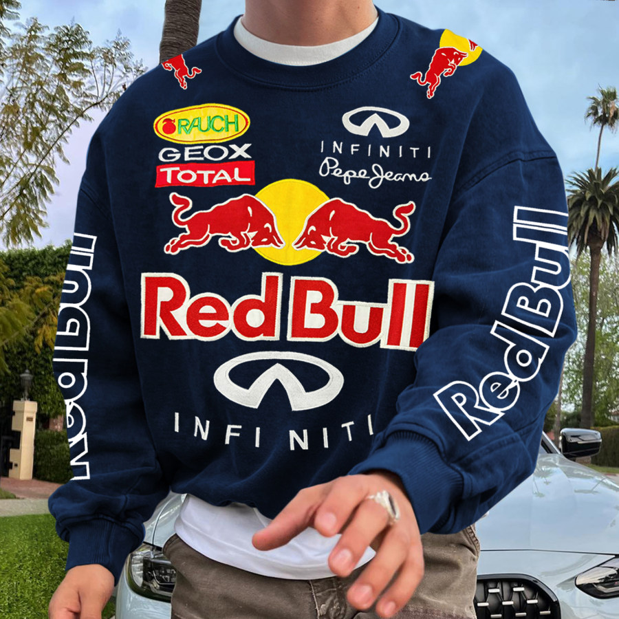 

Unisex Loose Fit Racing Graphic Print Sweatshirt