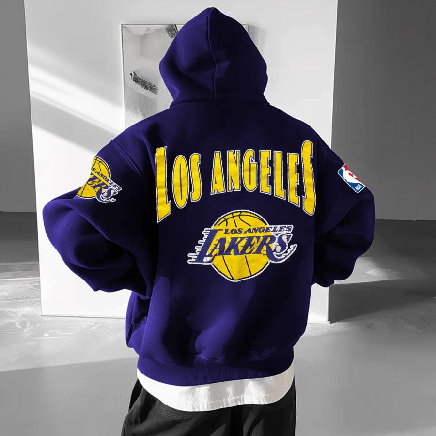 

Men's Retro Basketball Hoodie