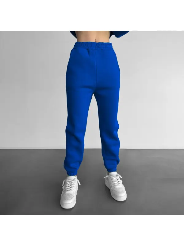 Fashionable And Casual Unisex Sports Pants, Fleece Autumn Sports Pants - Ootdmw.com 