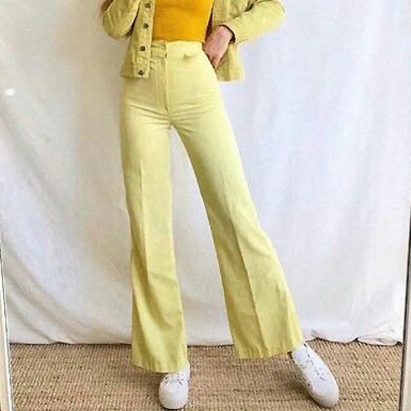 Women's Resort Solid Color Trousers - Ootdyouth.com 