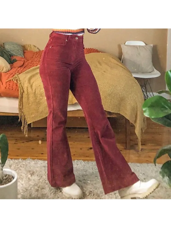 Retro Resort Slim Trousers - Ootdmw.com 