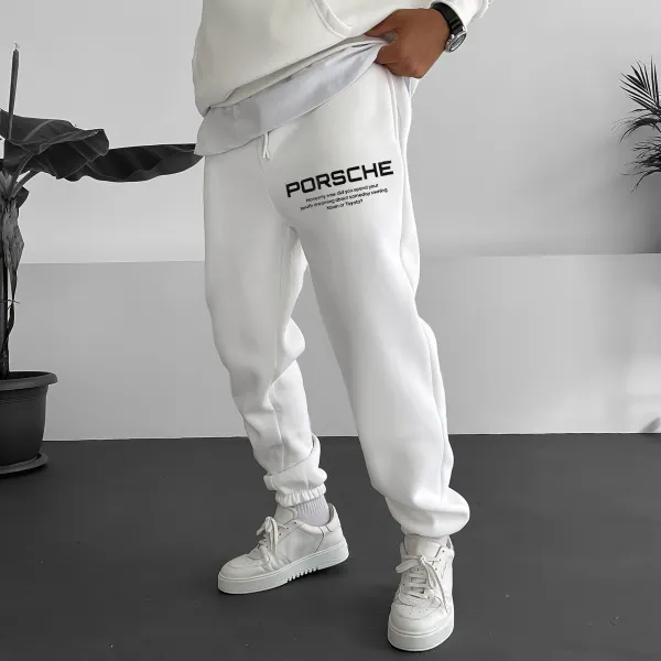 Men's Sports Car Print Casual Track Pants - Spiretime.com 