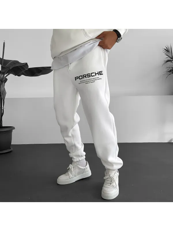 Men's Sports Car Print Casual Track Pants - Anrider.com 