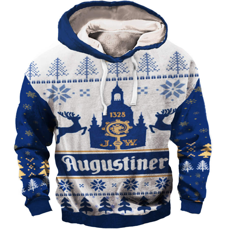 

Unisex Our Beers Casual 3D Printed Augustiner Christmas Hoodie