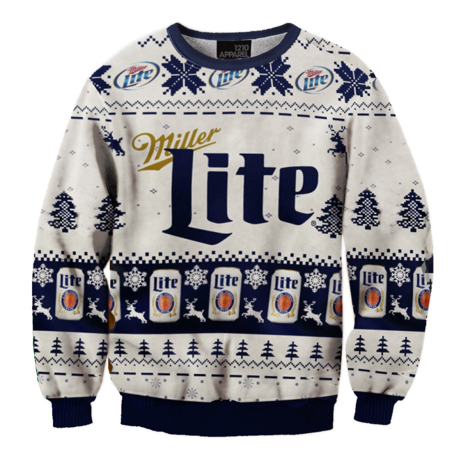

UM Lite Fun 3D Printed Christmas Sweatshirt
