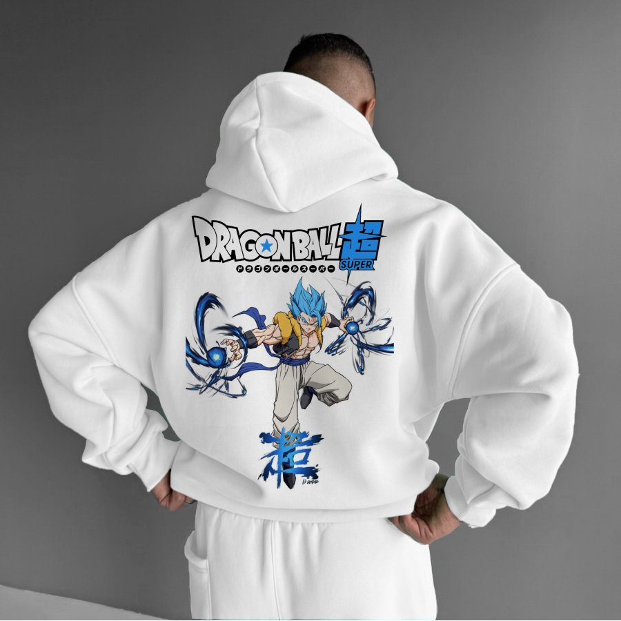 

Unisex Anime Fighting Printed Loose Hoodie