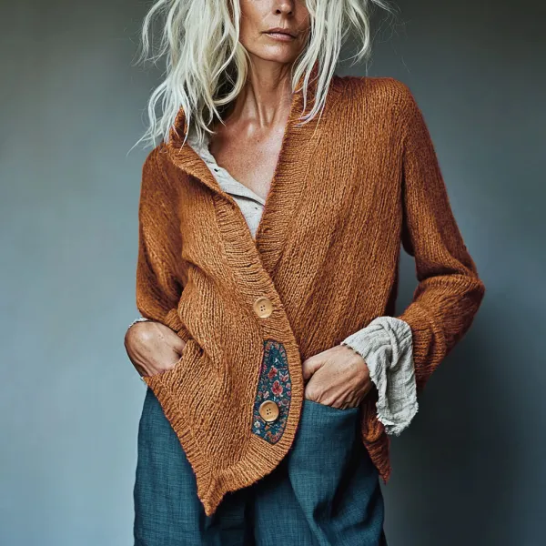 Ladies Autumn & Winter Knitted Bohemian Elegant Cardigan - Zivinfo.com 