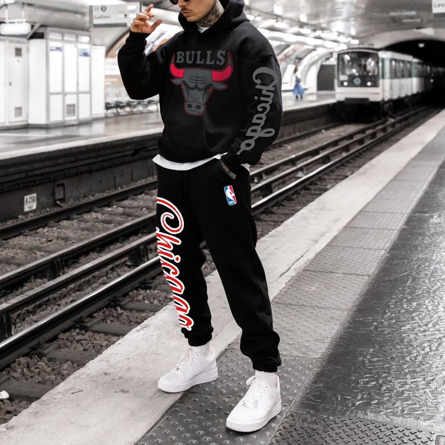 

Men's Basketball Print Loose Suit