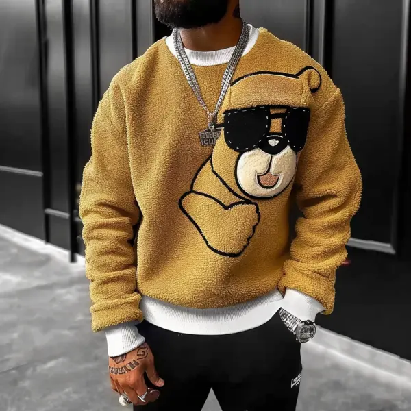 Men's Casual Retro Printed Sweatshirt - Spiretime.com 