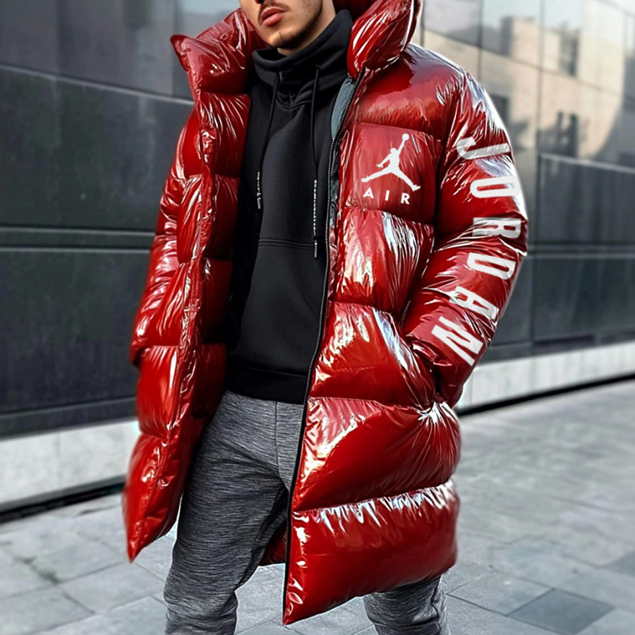 

Unisex Jumper Basketball Warm Mid-Length Padded Jacket