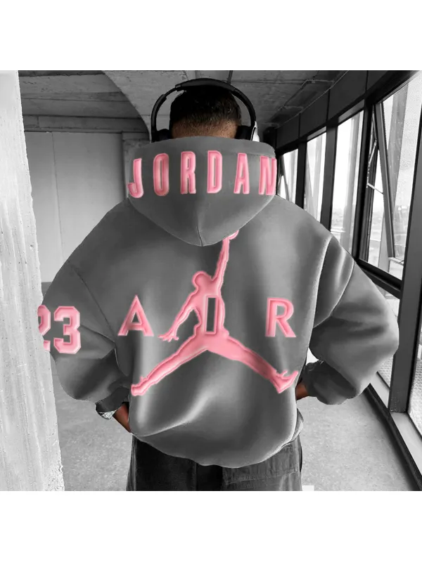 Unisex Jumpman Printed Casual Hoodie - Ootdmw.com 