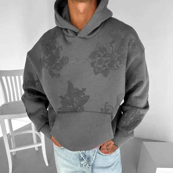 Unisex Printed Relaxed Hoodie - Anurvogel.com 