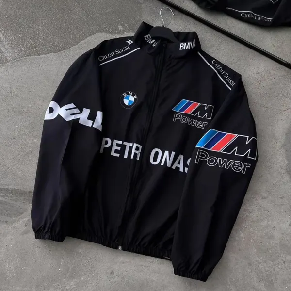 Unisex Racing Printed Casual Jacket - Ootdyouth.com 