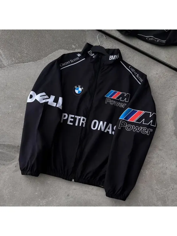 Unisex Racing Printed Casual Jacket - Anrider.com 