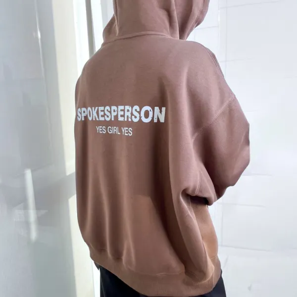 Unisex Printed Relaxed Hoodie - Ootdyouth.com 