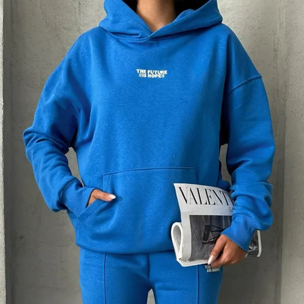 Oversized Unisex Printed Relaxed Hoodie - Ootdyouth.com 