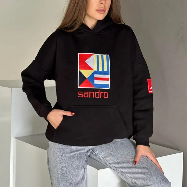 Oversized Unisex Printed Relaxed Hoodie - Ootdyouth.com 