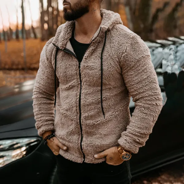 Outdoor Casual Warm Hooded Jacket - Ootdyouth.com 
