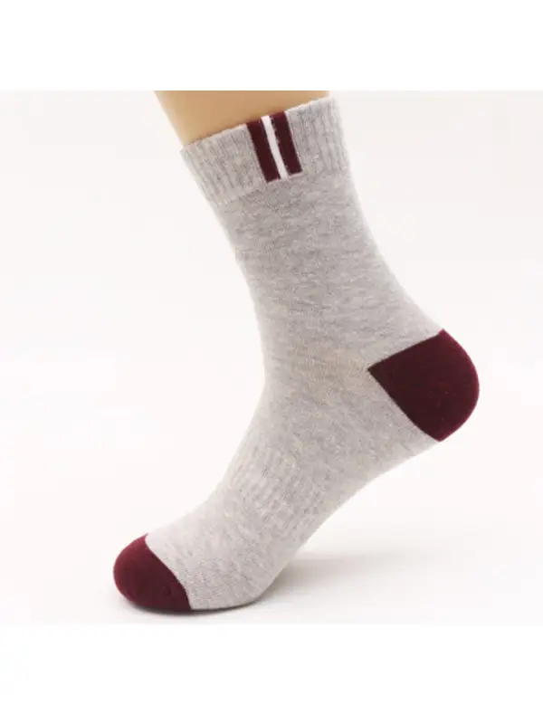 Mens Socks Tall Cotton Business Mens Socks Cotton Fat Feet - Anrider.com 