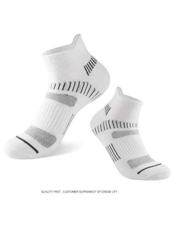 Men's Outdoor Sweat Absorbent Deodorant Low Top Shallow Socks - Anrider.com 