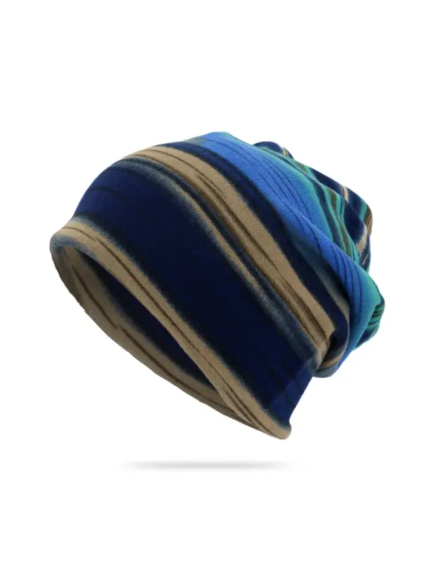 Men's Printed Thermal Scarf Knitted Hat - Anrider.com 