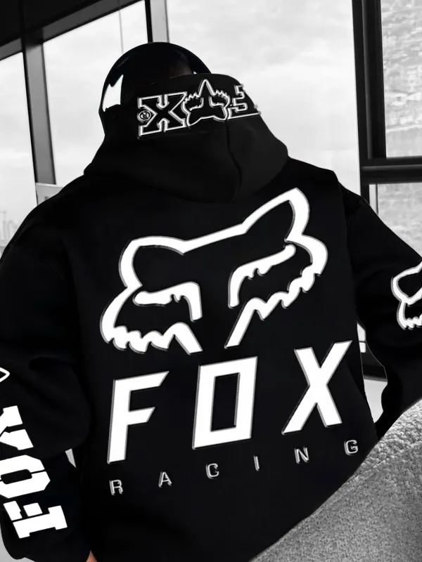 Men's Racing Letter Hoodie - Menbarn.com 