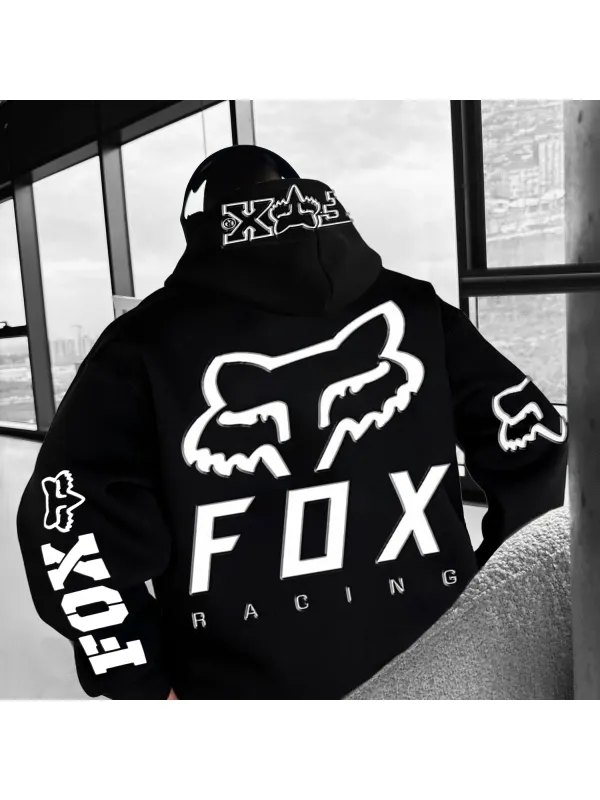 Men's Racing Letter Hoodie - Aptkoi.com 