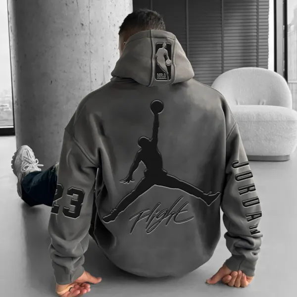 Unisex Basketball Game Stars Sports Fitness Printed Casual Autumn And Winter Oversized Hoodies - Ootdyouth.com 