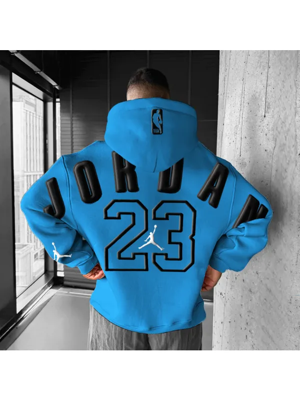 Unisex Jumpman Loose Casual Hoodie - Aptkoi.com 