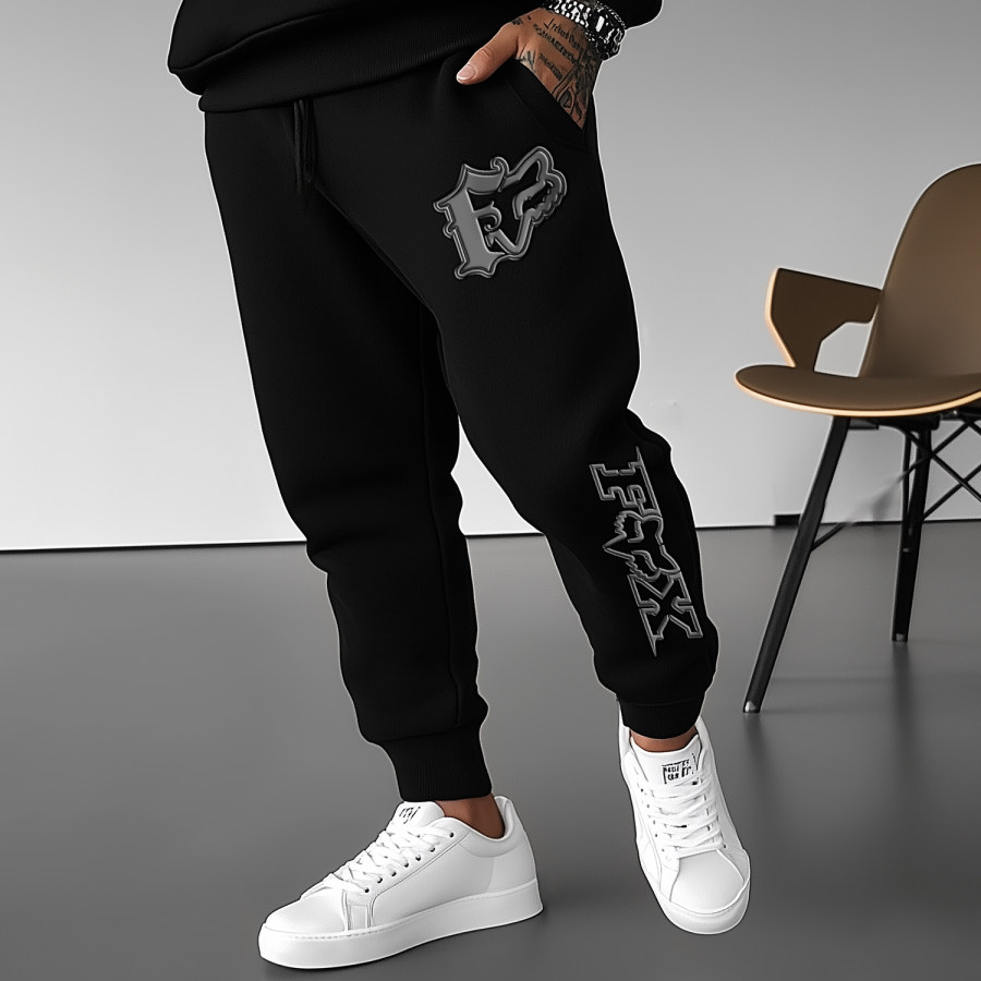 

Men's Casual Racing Print Sweatpants