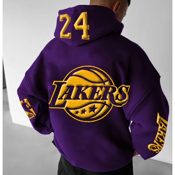 Unisex Basketball Game Stars Sports Fitness Printed Casual Autumn And Winter Oversized Hoodies - Ootdyouth.com 