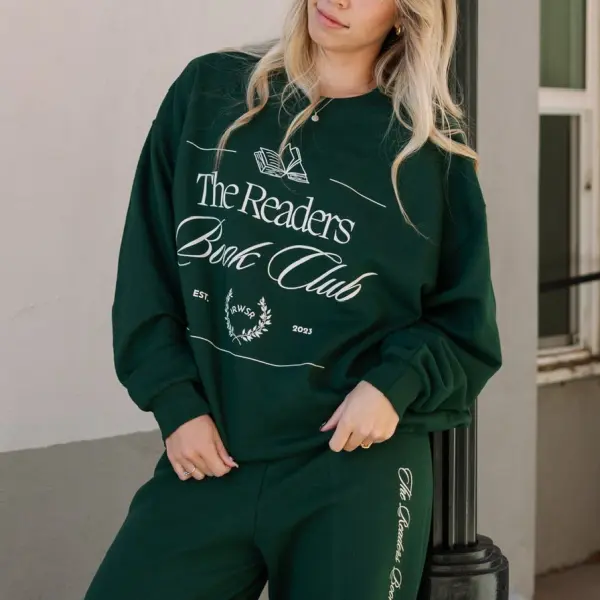 The Book Club Crew Sweatshirt - Ootdyouth.com 