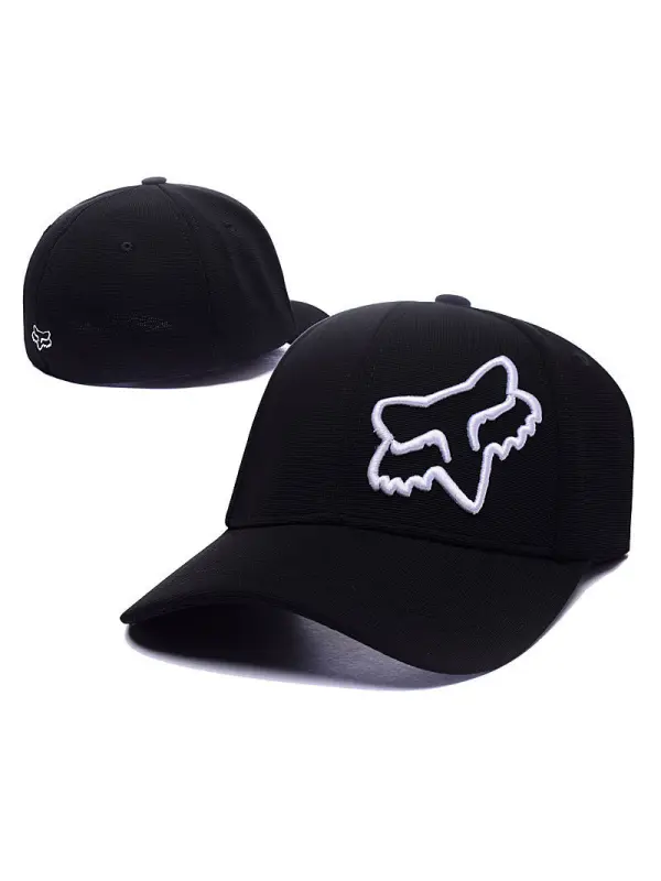 Unisex Racing Sports Casual Hat Fox Monster Elastic Peaked Cap Baseball Cap - Ootdmw.com 