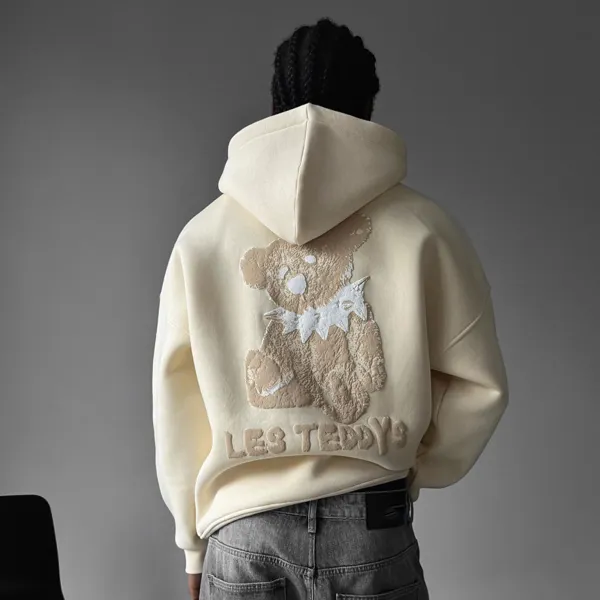 Unisex Cute Bear Oversized Hoodie - Ootdyouth.com 