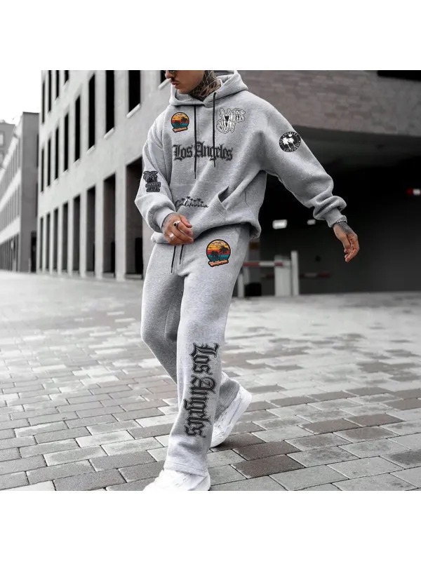 Unisex Casual Printed Sweatpants Set - Anrider.com 